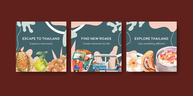 advertise-banner-template-set-with-thailand-travel-marketing-watercolor-style_83728-5013